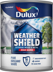 Dulux Weathershield Exterior Quick Dry Gloss 750ml Black