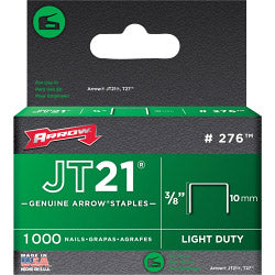 Arrow JT21/T27 Staples 6mm 1/4in (1000)