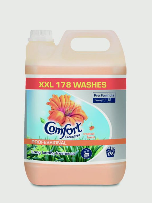 Comfort Concentrated Fabric Softener 5L Sensorial Burst