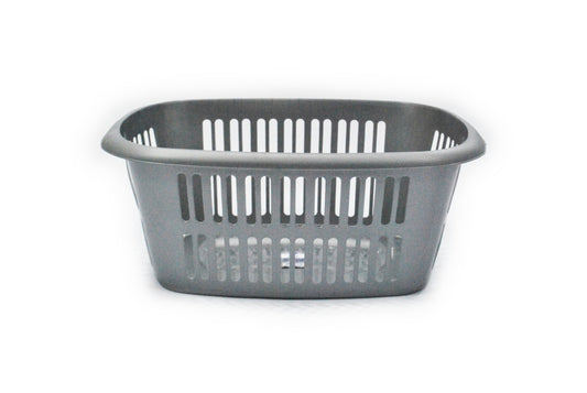 TML Rectangular Laundry Basket Large Silver
