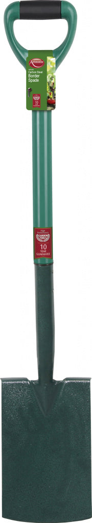 Ambassador Carbon Steel Border Spade Length: 93cm