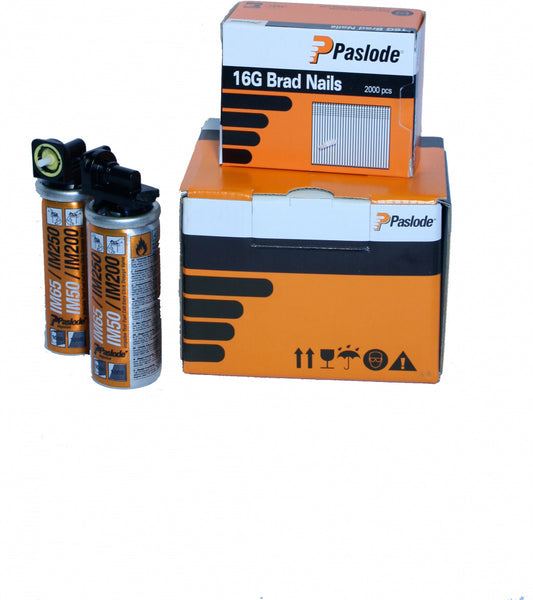 Paslode Galvanised Brads F16 x 32mm