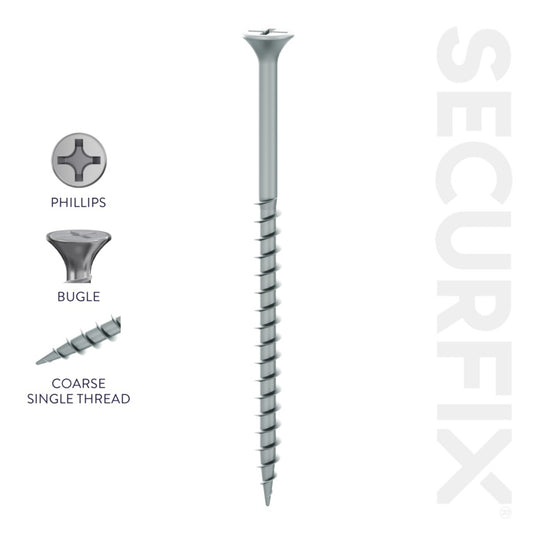 Securfix Drywall Screws 6 x 1 5/8"3.5 x 42mm Pack of 1000