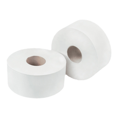 Concept 2 Ply Mini Jumbo Toilet Rolls Pack 12 150m x 9cm White