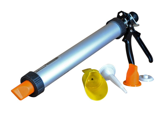 Roughneck Prof Brick Mortar Gun Set – Clam Shell Tube: 380mm/15''/capacity:(1L)