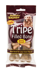 Munch & Crunch Tripe Filled Bone 2 Pack