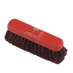 Hill Brush Stiff Red Bassine Broom 11"