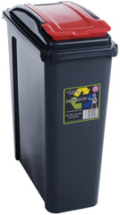 Wham Recycling Bin 25Ltr Red