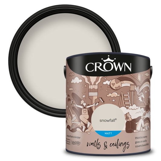 Crown Walls & Ceilings Matt 2.5L Snowfall