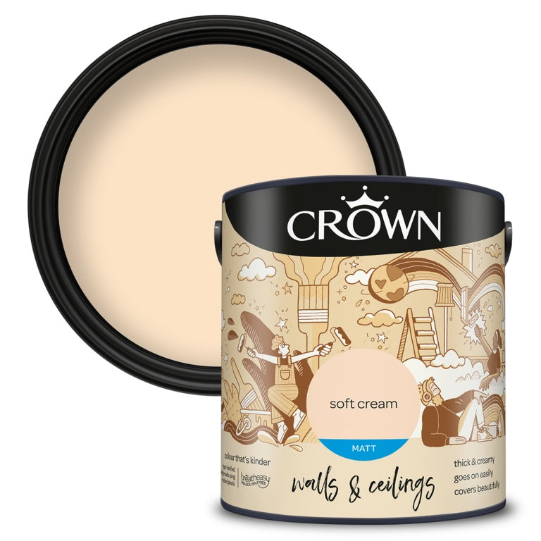 Crown Walls & Ceilings Matt 2.5L Snowfall