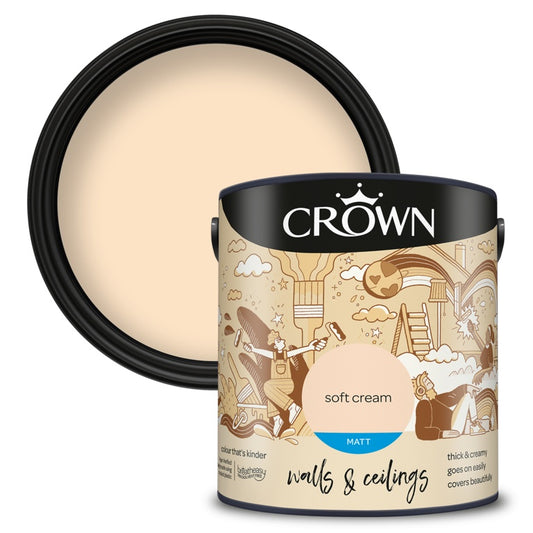 Crown Walls & Ceilings Matt 2.5L Snowfall