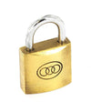 Securit Tricircle Brass Padlock 32mm 6 Pack