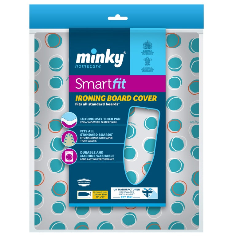 Minky Smartfit Ironing Board Cover 125 x 45cm
