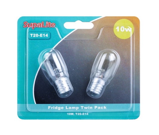 Lyvia 10W Fridge Lamps T20-E14 Base Pack Of 2