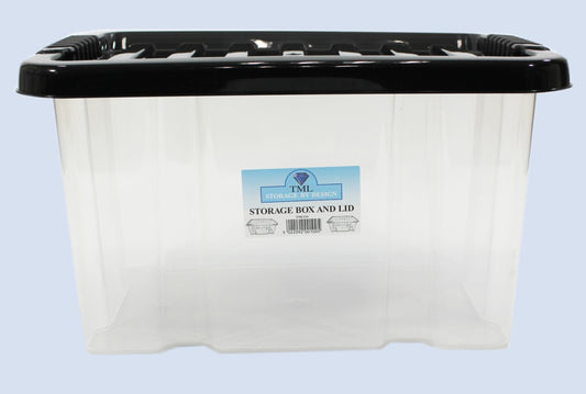 TML Storage Box & Lid 24L Clear