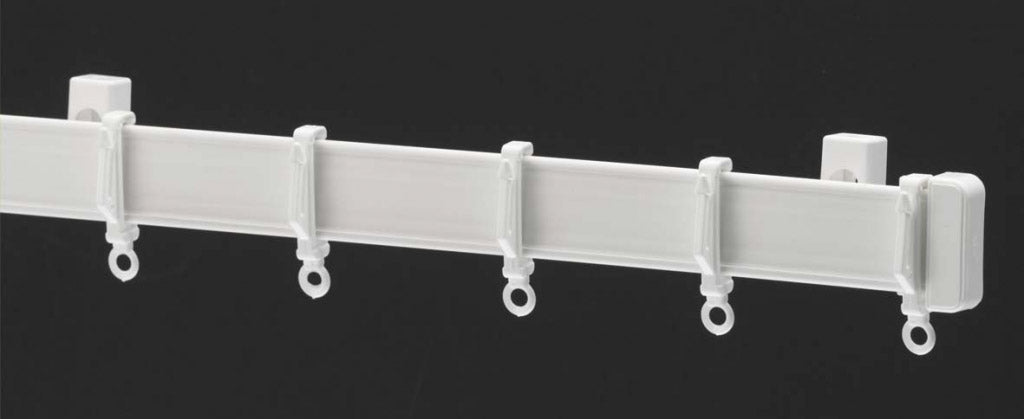 Harrison Drape Standard Drape Curtain Track 120cm White