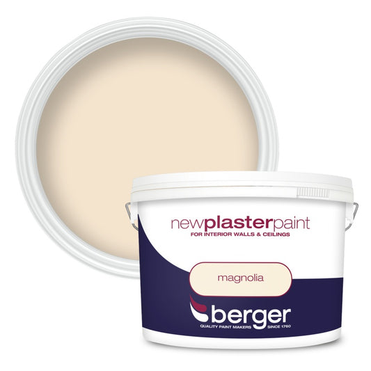 Berger New Plaster Paint Matt 10L Pure Brilliant White