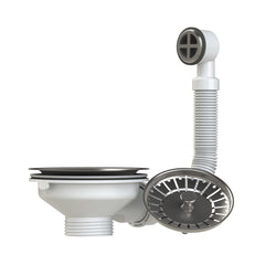 Viva Basket Strainer Waste With Overflow 40mm