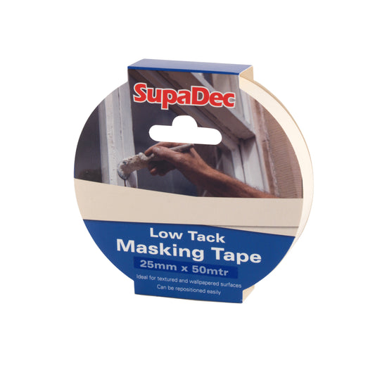 SupaDec Low Tack Masking Tape 50mm x 50m