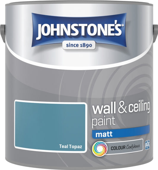 Johnstone's Wall & Ceiling Matt 2.5L Teal Topaz