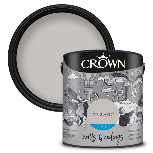 Crown Walls & Ceilings Matt 2.5L Cloud Burst