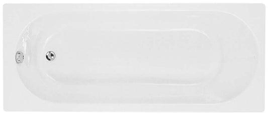 Trojan Cascade 1500 X 700mm 2 Tap Hole Single End Bath White