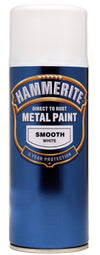 Hammerite Metal Paint 400ml Aerosol Smooth Black