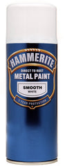 Hammerite Metal Paint 400ml Aerosol Smooth Black