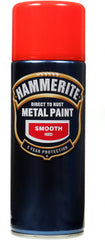 Hammerite Metal Paint 400ml Aerosol Smooth Black