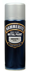 Hammerite Metal Paint 400ml Aerosol Smooth Black