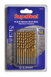 SupaTool Titanium Coated HSS Drill Bits 5x86mm 10 Piece