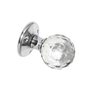 Securit Glass Ball Mortice Knobs CP 60mm