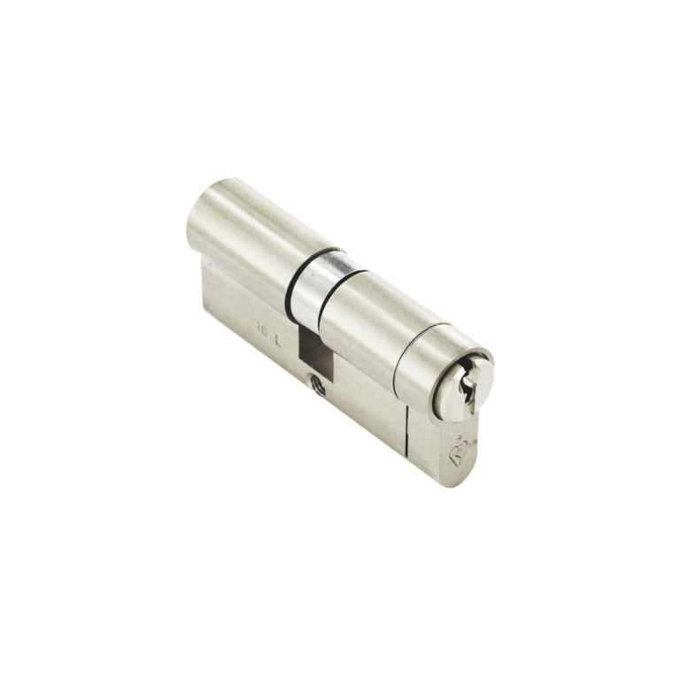 Smiths Locks BS 1* Star Euro Double Cylinder Nickel 40 x 55mm