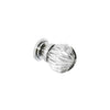 Securit Glass Pumpkin Cupboard Knobs CP 32mm Pack of 5