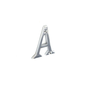 Securit Chrome Letter A 50mm Pack of 5