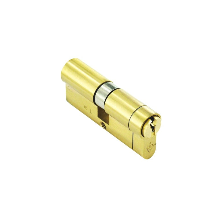 Smiths Locks BS 1* Star Euro Double Cylinder Brass 35 x 35mm