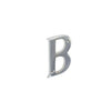 Securit Chrome Letter B 50mm Pack of 5