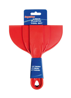 SupaDec Plastic Putty Knife 3 Piece