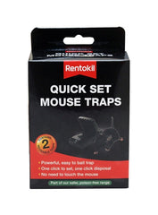 Rentokil Quick Set Mouse Traps Twin Pack