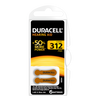 Duracell Hearing Aid Battery 312 Pack 6