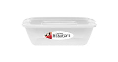 Ultra Food Container Rectangular Clipped Lid 1L