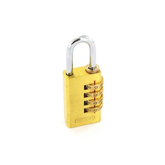 Securit Resettable Code Lock Brass 30mm