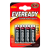 Eveready Super Heavy Duty AA Pack 4