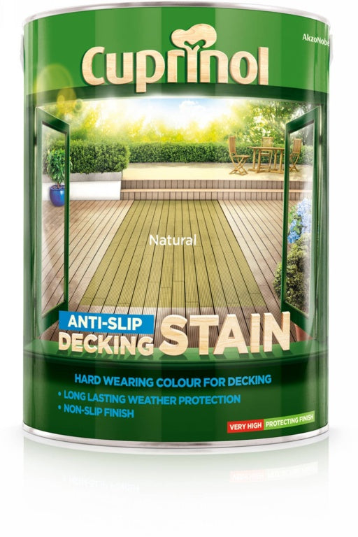 Cuprinol Anti-Slip Decking Stain 5L Natural