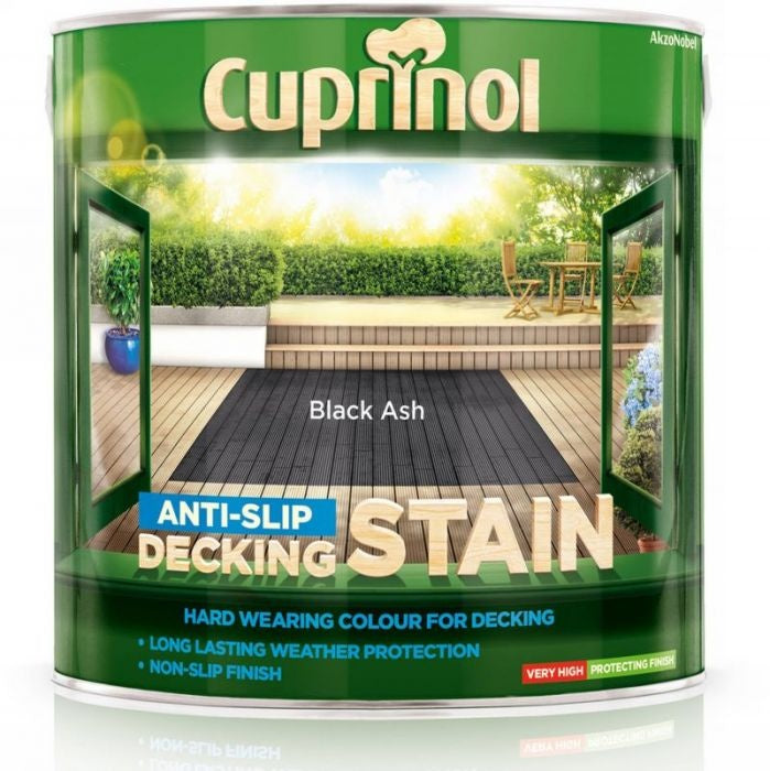 Cuprinol Anti-Slip Decking Stain 2.5L Black Ash
