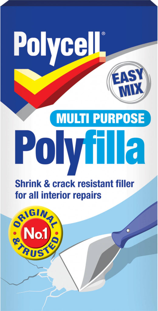 Polycell Polyfilla Multi Purpose White Powder Filler 450g Box
