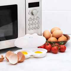 Microwave It Egg Poacher white