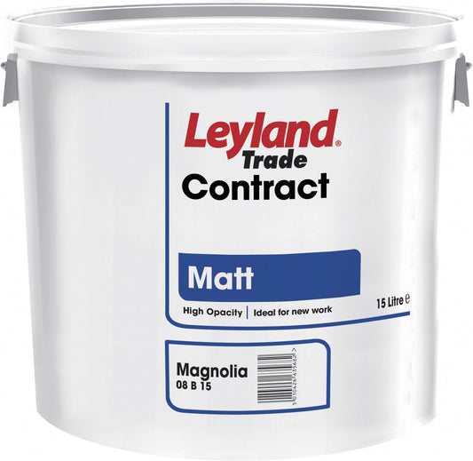 Leyland Trade Contract Matt 15L Pure Brilliant White
