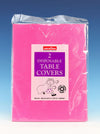 Caroline Square Paper Tablecovers 90cm Hot Pink