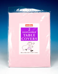 Caroline Square Paper Tablecovers 90cm Hot Pink
